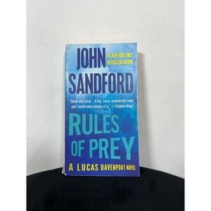 Rules of Prey John Sandford LucasDavenport Novel Paperback Thriller